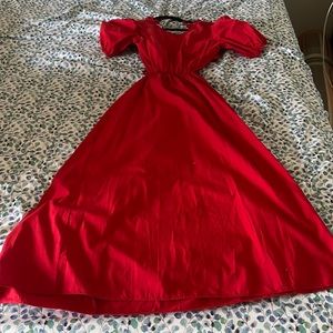 Zara NWOT Res Midi Dress